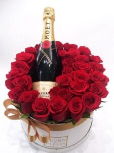 Wines and Flowers Bouquet